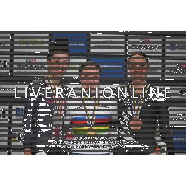 19-10-2024 World Championships Elite Women Track; Giornata 04; 2024, Great Britain; 2024, Usa; 2024, New Zealand; Morris, Anna; Dygert, Chloe; Botha, Bryony; Velodromo Ballerup; FOTO STEFANO SIRROTTI-AG ALDO LIVERANI SAS