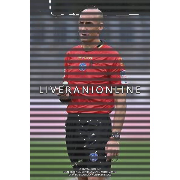 TVRG Como vs Parma nella foto l\'arbitro Michael Fabbri di Ravenna Como 19-10-2024 Stadio Giuseppe Sinigaglia Campionato Serie A Enilive - 8a giornata foto Roberto Garavaglia/Agenzia Aldo Liverani sas