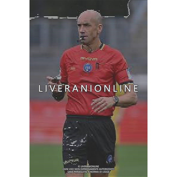 TVRG Como vs Parma nella foto l\'arbitro Michael Fabbri di Ravenna Como 19-10-2024 Stadio Giuseppe Sinigaglia Campionato Serie A Enilive - 8a giornata foto Roberto Garavaglia/Agenzia Aldo Liverani sas