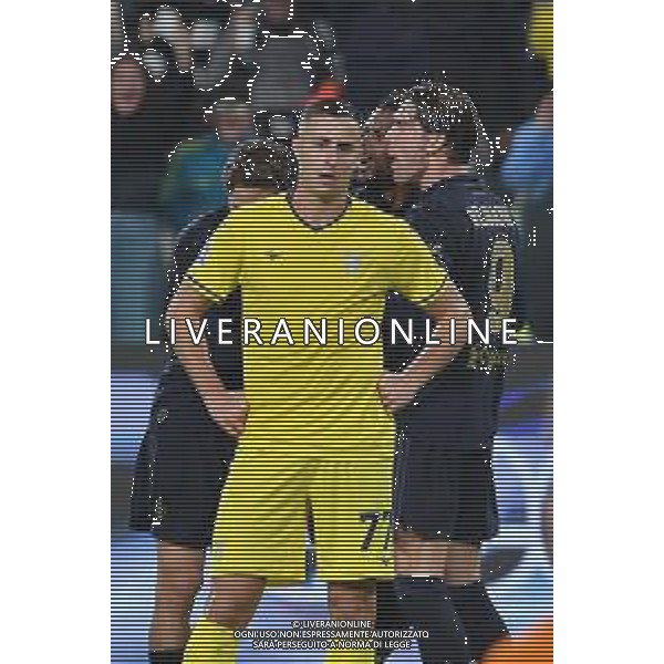 Torino 19.10.2024 Allianz Stadium @Manuela Viganti /Ag. Aldo Liverani sas Juventus vs Lazio Campionato Calcio Serie A Enilive 2024/2025 8a giornata Nella foto: esultanza juventus dopo l\'autogol di mario gila delusione adam marusic