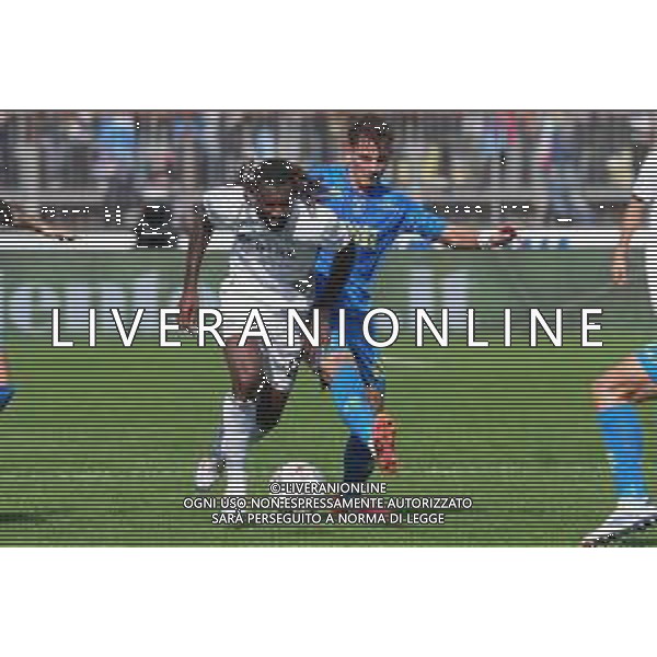 20-10-2024 EMPOLI-CAMPIONATO DI CALCIO SERIE A EMPOLI-NAPOLI NELLA FOTO Frank Anguissa, Sebastiano Esposito FOTO PIETRO MOSCA-AG ALDO LIVERANI SAS