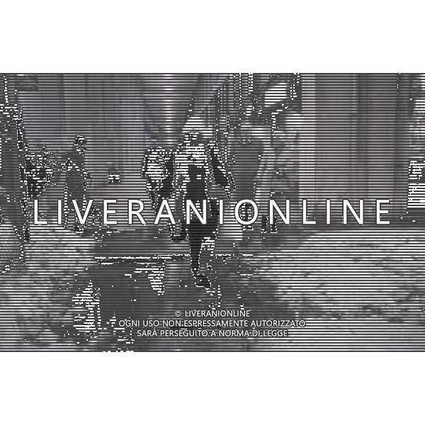 NEG-MILANO FORTE NEVICATA NELLA CIITA\' ANNO 1985 AG ALDO LIVERANI SAS