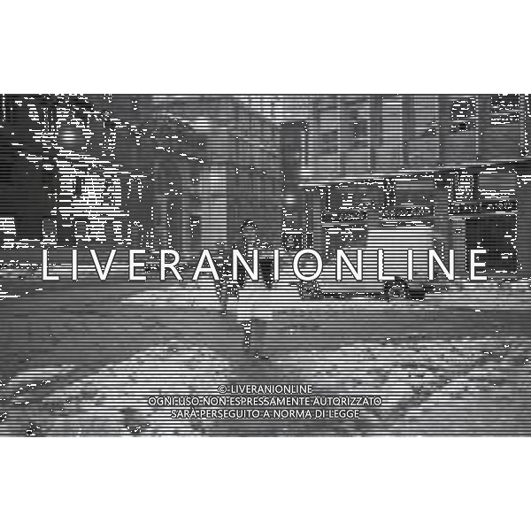 NEG-MILANO FORTE NEVICATA NELLA CIITA\' ANNO 1985 AG ALDO LIVERANI SAS