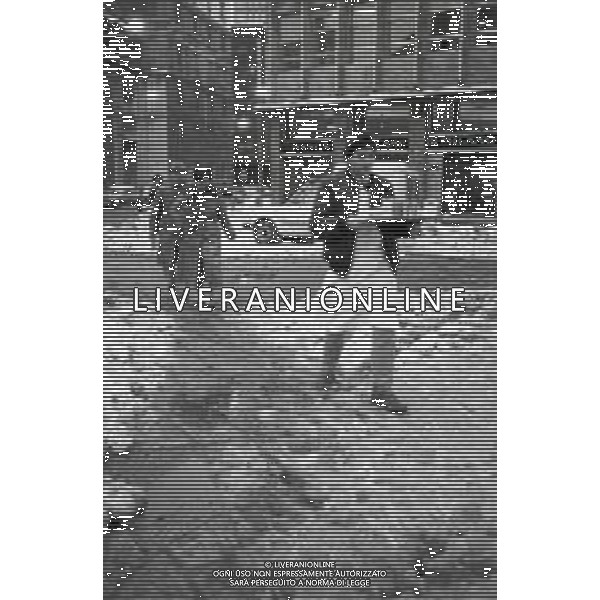 NEG-MILANO FORTE NEVICATA NELLA CIITA\' ANNO 1985 AG ALDO LIVERANI SAS
