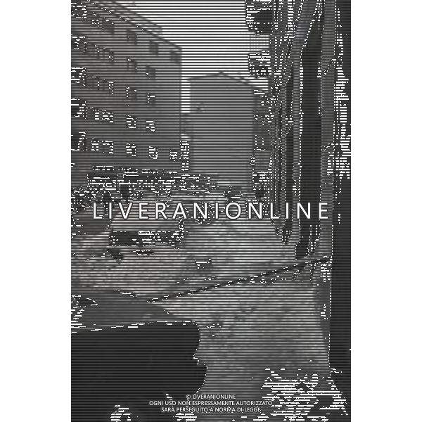 NEG-MILANO FORTE NEVICATA NELLA CIITA\' ANNO 1985 AG ALDO LIVERANI SAS
