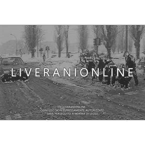 NEG-MILANO FORTE NEVICATA NELLA CIITA\' ANNO 1985 AG ALDO LIVERANI SAS