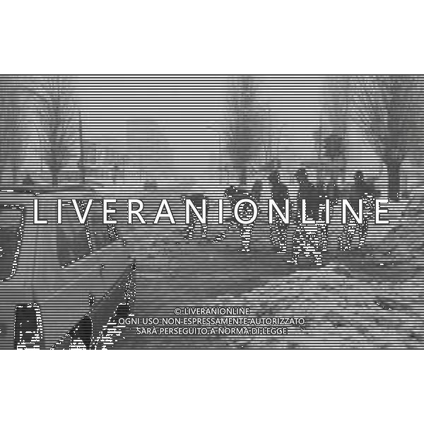 NEG-MILANO FORTE NEVICATA NELLA CIITA\' ANNO 1985 AG ALDO LIVERANI SAS