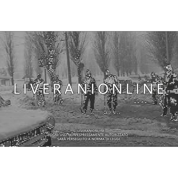 NEG-MILANO FORTE NEVICATA NELLA CIITA\' ANNO 1985 AG ALDO LIVERANI SAS