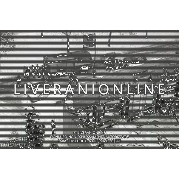 NEG-MILANO FORTE NEVICATA NELLA CIITA\' ANNO 1985 AG ALDO LIVERANI SAS