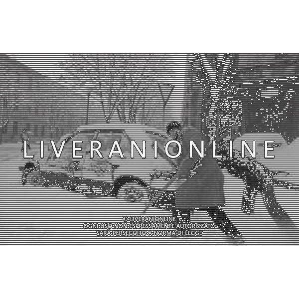 NEG-MILANO FORTE NEVICATA NELLA CIITA\' ANNO 1985 AG ALDO LIVERANI SAS
