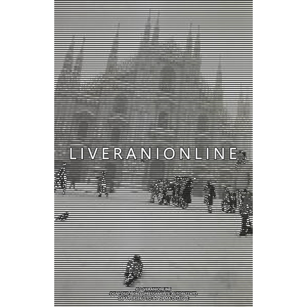 NEG-MILANO FORTE NEVICATA NELLA CIITA\' ANNO 1985 AG ALDO LIVERANI SAS
