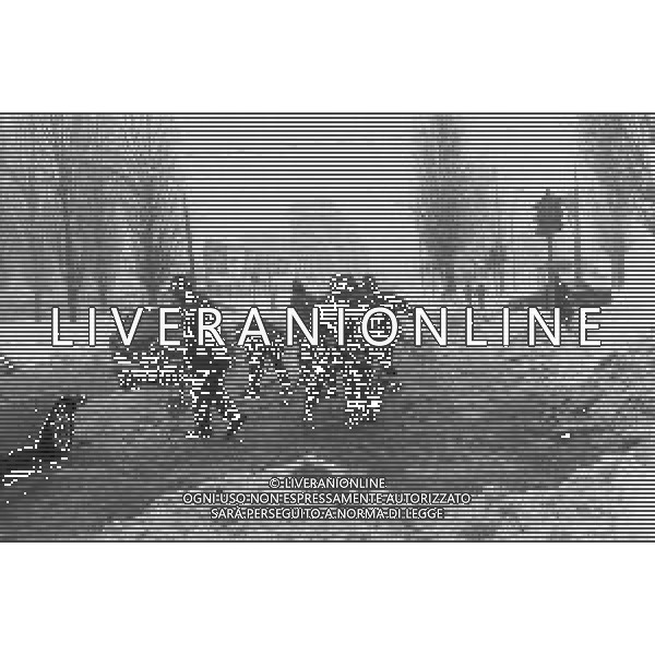 NEG-MILANO FORTE NEVICATA NELLA CIITA\' ANNO 1985 AG ALDO LIVERANI SAS