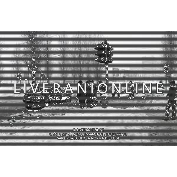 NEG-MILANO FORTE NEVICATA NELLA CIITA\' ANNO 1985 AG ALDO LIVERANI SAS