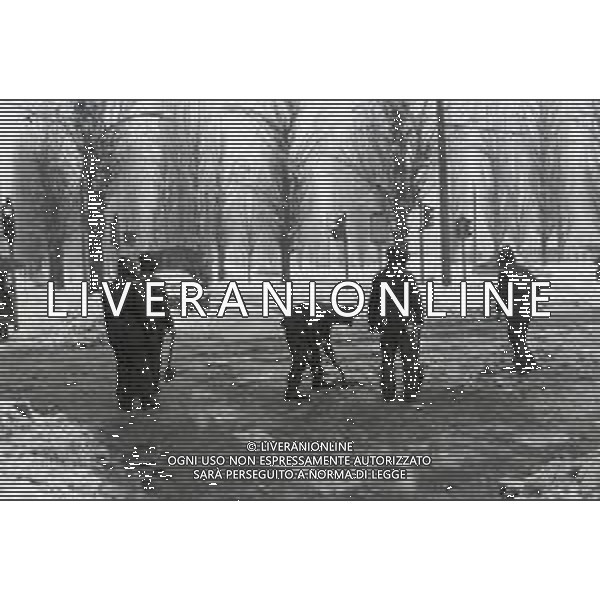 NEG-MILANO FORTE NEVICATA NELLA CIITA\' ANNO 1985 AG ALDO LIVERANI SAS