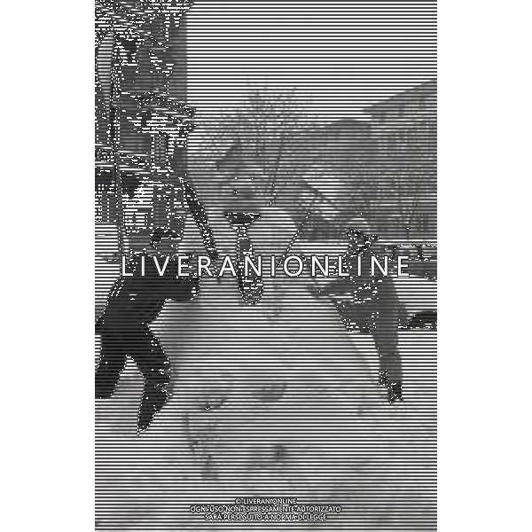 NEG-MILANO FORTE NEVICATA NELLA CIITA\' ANNO 1985 AG ALDO LIVERANI SAS