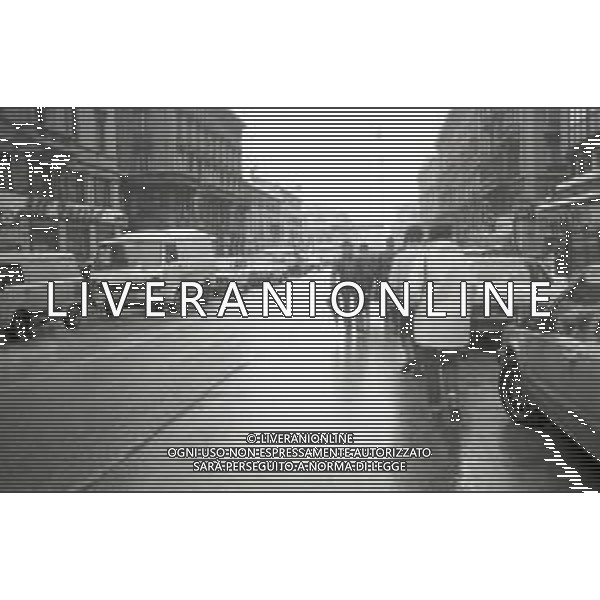 NEG-MILANO FORTE NEVICATA NELLA CIITA\' ANNO 1985 AG ALDO LIVERANI SAS
