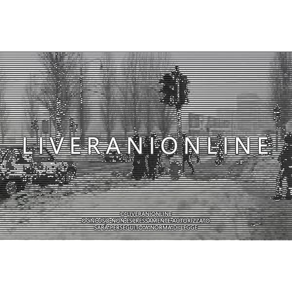 NEG-MILANO FORTE NEVICATA NELLA CIITA\' ANNO 1985 AG ALDO LIVERANI SAS