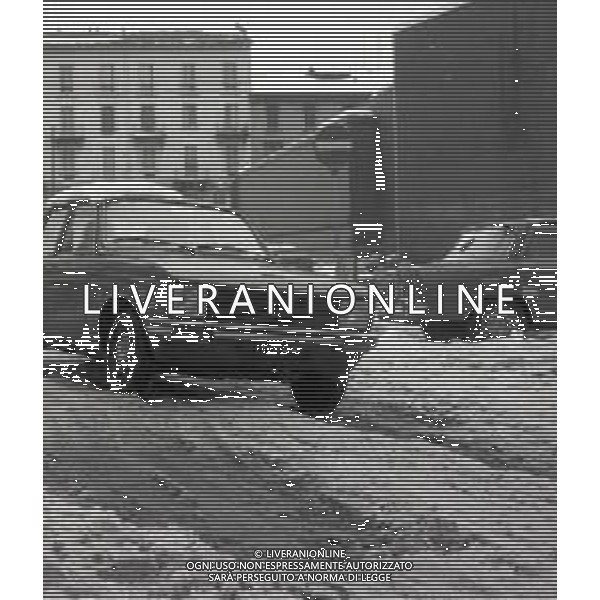 NEG-MILANO FORTE NEVICATA NELLA CIITA\' ANNO 1985 AG ALDO LIVERANI SAS