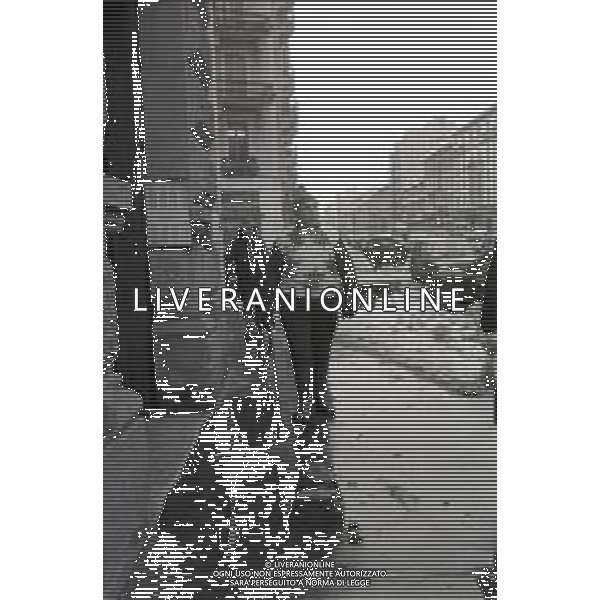 NEG-MILANO FORTE NEVICATA NELLA CIITA\' ANNO 1985 AG ALDO LIVERANI SAS