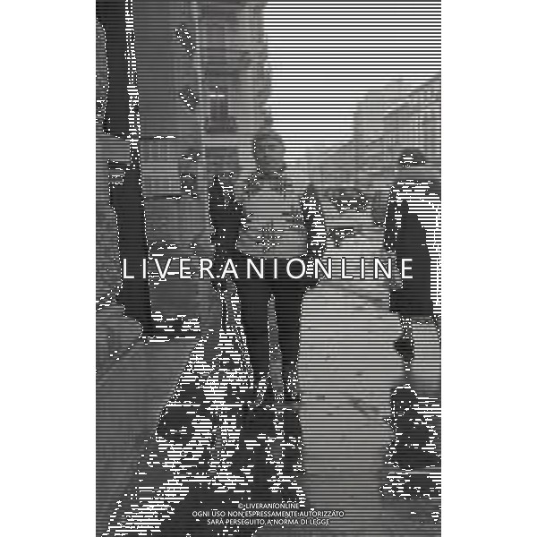 NEG-MILANO FORTE NEVICATA NELLA CIITA\' ANNO 1985 AG ALDO LIVERANI SAS
