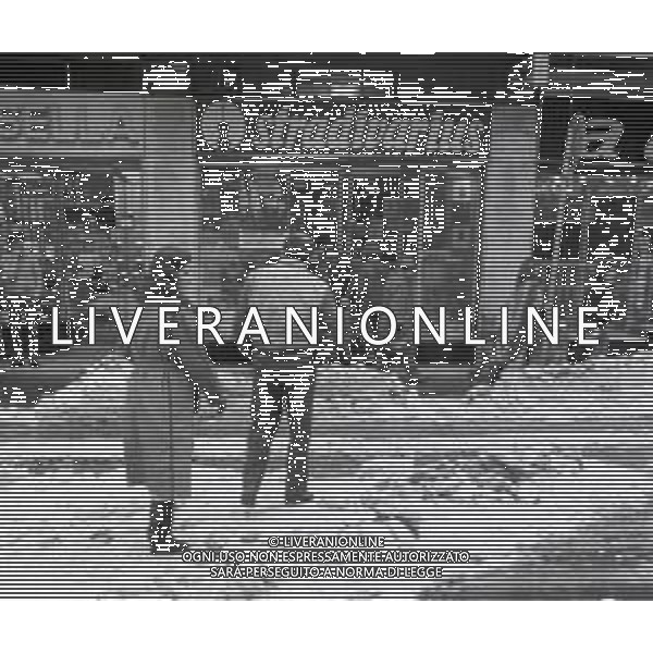 NEG-MILANO FORTE NEVICATA NELLA CIITA\' ANNO 1985 AG ALDO LIVERANI SAS