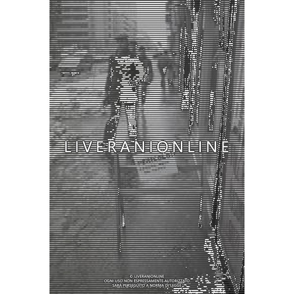 NEG-MILANO FORTE NEVICATA NELLA CIITA\' ANNO 1985 AG ALDO LIVERANI SAS
