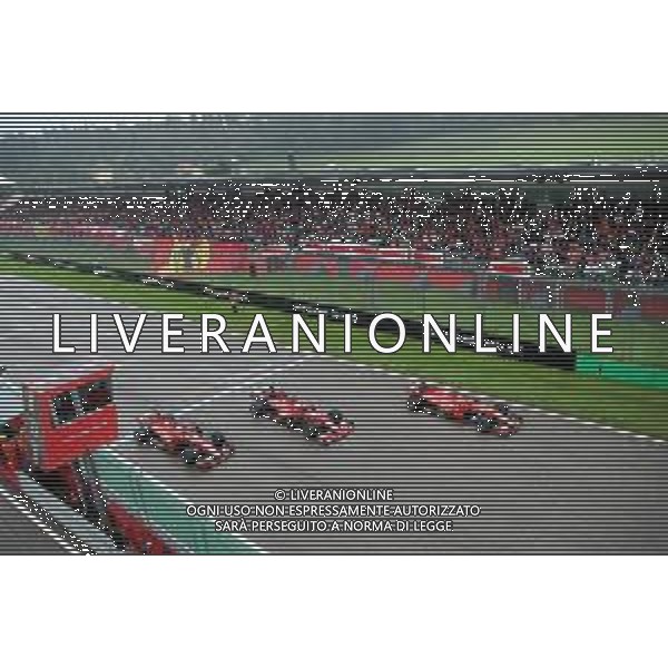 IMOLA 20 10 2024 AUTODROMO ENZO E DINO FERRARI FINALI MONDIALI 2024 FERRARI NELLA FOTO FORMULA 1 IN PISTA FOTO GIANNI SANNA-AG ALDO LIVERANI SAS