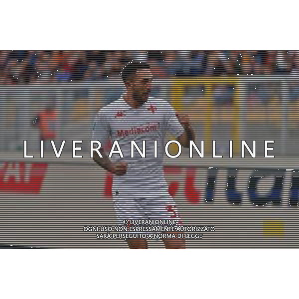 TVEM October 20, 2024 Lecce, Italy - US Lecce vs ACF Fiorentina - Italian soccer serie A 2024/25 - Via Del Mare Stadium. In the pic: Danilo Cataldi of Fiorentina celebrates after scoring a goal foto emmanuele mastrodonato-ag aldo liverani sas