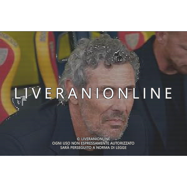 TVEM October 20, 2024 Lecce, Italy - US Lecce vs ACF Fiorentina - Italian soccer serie A 2024/25 - Via Del Mare Stadium. In the pic: coach Luca Gotti of US Lecce foto emmanuele mastrodonato-ag aldo liverani sas