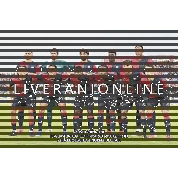20-10-2024. Cagliari calcio-F.C. Torino 8° giornata Serie A calcio Italia 2024/2025, stadio Unipol Domus Cagliari. Foto Salvatore Moi/Agenzia Aldo Liverani s.as. Nella foto:formazione squadra Cagliari calcio ©MOI SALVATORE/AGENZIA ALDO LIVERANI SAS