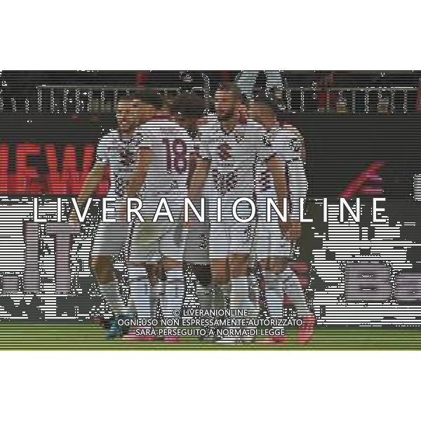 20-10-2024. Cagliari calcio-F.C. Torino 8° giornata Serie A calcio Italia 2024/2025, stadio Unipol Domus Cagliari. Foto Salvatore Moi/Agenzia Aldo Liverani s.as. Nella foto: Gol ed esultanza Torino contro Cagliari in trasferta allo stadio Unipol Domus. Segna:Karol Linetty Torino ©MOI SALVATORE/AGENZIA ALDO LIVERANI SAS