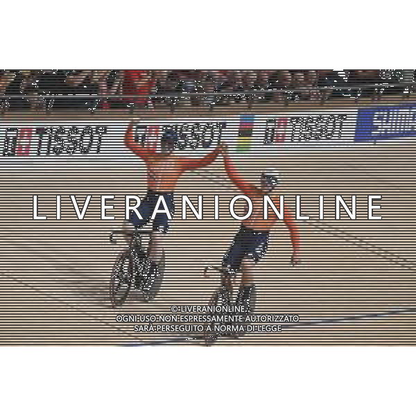 20-10-2024 World Championships Elite Track; Giornata 05; 2024, Olanda; Lavreysen, Harrie; Hoogland, Jeffrey; Velodromo Ballerup; foto stefano sirotti-ag aldo liverani sas