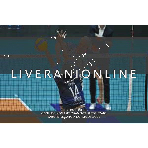 TVRG Monza vs Milano nella foto Matey Kaziyski (Powervolley Milano)2 Monza 20-10-2024 Opiquad Arena Mint Vero Volley Monza vs Allianz Powervolley Milano SuperLega Credem Banca - 4a giornata regular season foto Roberto Garavaglia/Agenzia Aldo Liverani sas