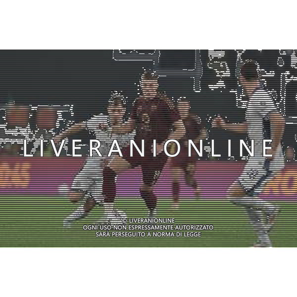 Roma vs Inter - Campionato Serie A Enilive - 8 giornata Stadio Olimpico - Roma 20-10-2024 nella foto Dovbyk e Barella nicolo’ ©Federico Gaetano/AGENZIA ALDO LIVERANI SAS