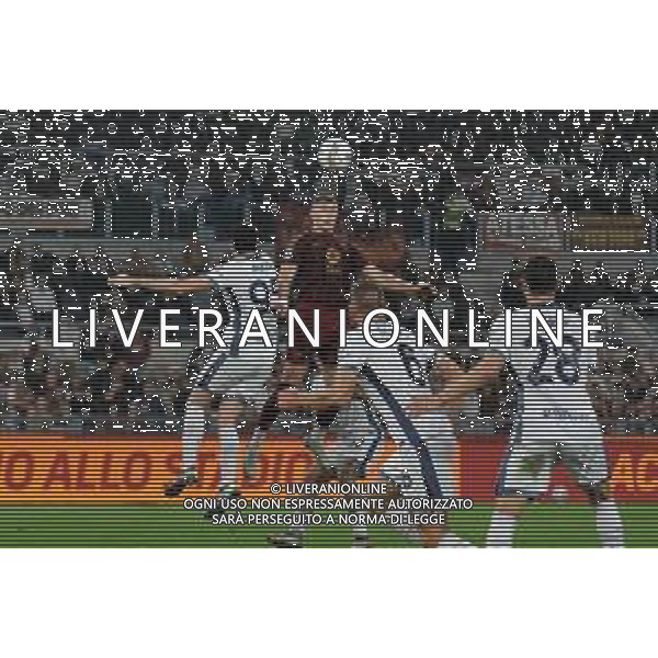 Roma vs Inter - Campionato Serie A Enilive - 8 giornata Stadio Olimpico - Roma 20-10-2024 nella foto Dovbyk e Bastoni ©Federico Gaetano/AGENZIA ALDO LIVERANI SAS