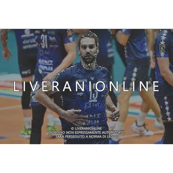 TVRG Monza vs Milano nella foto Thomas Beretta (Vero Volley Monza) Monza 20-10-2024 Opiquad Arena Mint Vero Volley Monza vs Allianz Powervolley Milano SuperLega Credem Banca - 4a giornata regular season foto Roberto Garavaglia/Agenzia Aldo Liverani sas