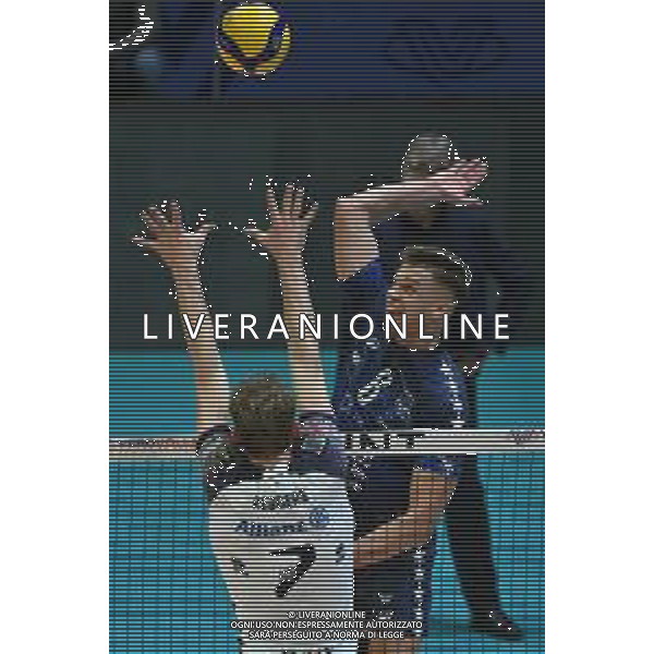 TVRG Monza vs Milano nella foto Erik Rohrs (Vero Volley Monza) Monza 20-10-2024 Opiquad Arena Mint Vero Volley Monza vs Allianz Powervolley Milano SuperLega Credem Banca - 4a giornata regular season foto Roberto Garavaglia/Agenzia Aldo Liverani sas