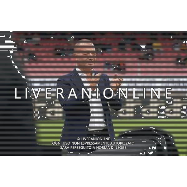 TVEM October 20, 2024 Lecce, Italy - US Lecce vs ACF Fiorentina - Italian soccer serie A 2024/25 - Via Del Mare Stadium. In the pic: the president of US Lecce Saverio Sticchi Damiani foto emmanuele mastrodonato-ag aldo liverani sas