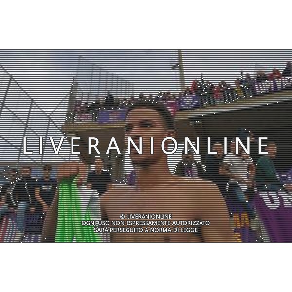 TVEM October 20, 2024 Lecce, Italy - US Lecce vs ACF Fiorentina - Italian soccer serie A 2024/25 - Via Del Mare Stadium. In the pic: Amir Richardson of Fiorentina foto emmanuele mastrodonato-ag aldo liverani sas