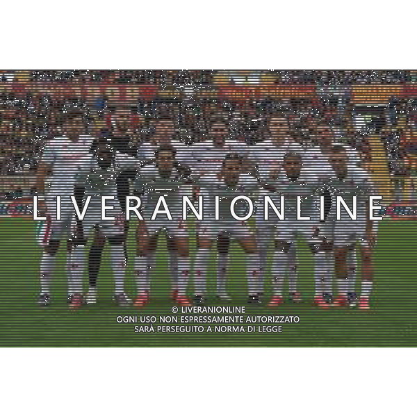 TVEM October 20, 2024 Lecce, Italy - US Lecce vs ACF Fiorentina - Italian soccer serie A 2024/25 - Via Del Mare Stadium. In the pic: Fiorentina team line up foto emmanuele mastrodonato-ag aldo liverani sas