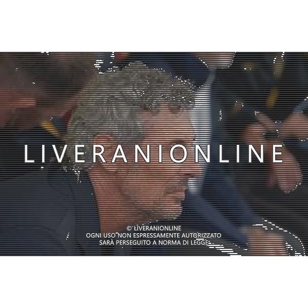 TVEM October 20, 2024 Lecce, Italy - US Lecce vs ACF Fiorentina - Italian soccer serie A 2024/25 - Via Del Mare Stadium. In the pic: coach Luca Gotti of US Lecce foto emmanuele mastrodonato-ag aldo liverani sas