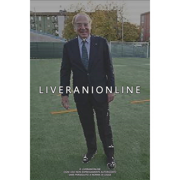 TVRG Campo Milan Madonna dei Poveri nella foto Paolo Scaroni presidente Milan Milano 21-10-2024 Inaugurazione presso l\'oratorio della Parrocchia Madonna dei Poveri del nuovo campo da calcio in erba artificiale realizzato con il contributo di Fondazione Milan, Fondazione SnaiTech e Fondazione Costruiamo il Futuro foto Roberto Garavaglia/Agenzia Aldo Liverani sas