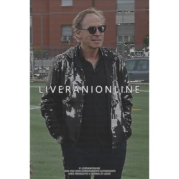 TVRG Campo Milan Madonna dei Poveri nella foto Franco Baresi Milano 21-10-2024 Inaugurazione presso l\'oratorio della Parrocchia Madonna dei Poveri del nuovo campo da calcio in erba artificiale realizzato con il contributo di Fondazione Milan, Fondazione SnaiTech e Fondazione Costruiamo il Futuro foto Roberto Garavaglia/Agenzia Aldo Liverani sas