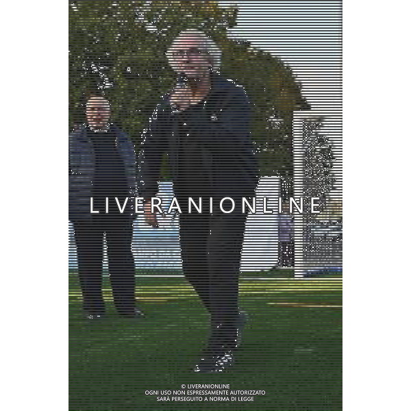TVRG Campo Milan Madonna dei Poveri nella foto don Davide Baschirotto Milano 21-10-2024 Inaugurazione presso l\'oratorio della Parrocchia Madonna dei Poveri del nuovo campo da calcio in erba artificiale realizzato con il contributo di Fondazione Milan, Fondazione SnaiTech e Fondazione Costruiamo il Futuro foto Roberto Garavaglia/Agenzia Aldo Liverani sas