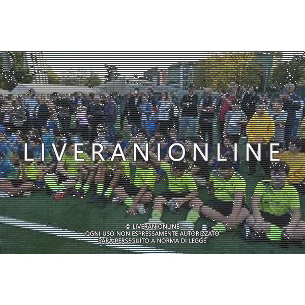 TVRG Campo Milan Madonna dei Poveri nella foto il nuovo campo Milano 21-10-2024 Inaugurazione presso l\'oratorio della Parrocchia Madonna dei Poveri del nuovo campo da calcio in erba artificiale realizzato con il contributo di Fondazione Milan, Fondazione SnaiTech e Fondazione Costruiamo il Futuro foto Roberto Garavaglia/Agenzia Aldo Liverani sas