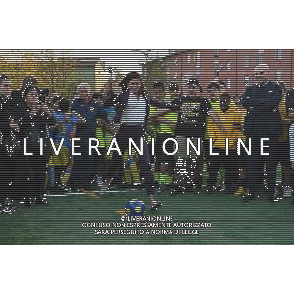 TVRG Campo Milan Madonna dei Poveri nella foto Martina Riva assessore sport comune di Milano Milano 21-10-2024 Inaugurazione presso l\'oratorio della Parrocchia Madonna dei Poveri del nuovo campo da calcio in erba artificiale realizzato con il contributo di Fondazione Milan, Fondazione SnaiTech e Fondazione Costruiamo il Futuro foto Roberto Garavaglia/Agenzia Aldo Liverani sas