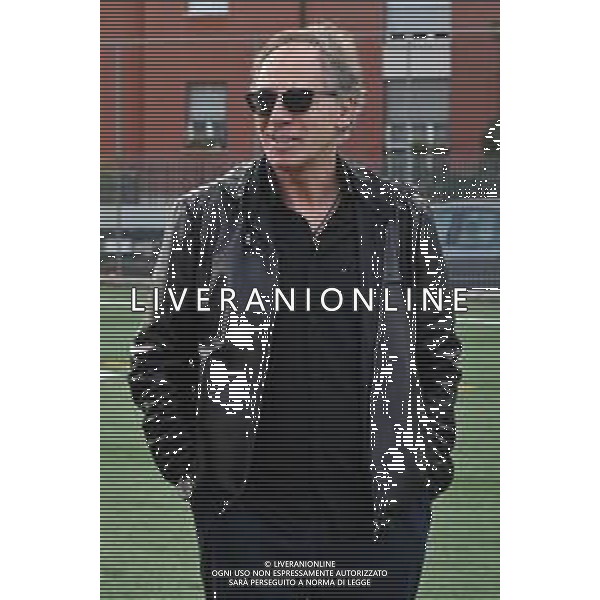 TVRG Campo Milan Madonna dei Poveri nella foto Franco Baresi Milano 21-10-2024 Inaugurazione presso l\'oratorio della Parrocchia Madonna dei Poveri del nuovo campo da calcio in erba artificiale realizzato con il contributo di Fondazione Milan, Fondazione SnaiTech e Fondazione Costruiamo il Futuro foto Roberto Garavaglia/Agenzia Aldo Liverani sas