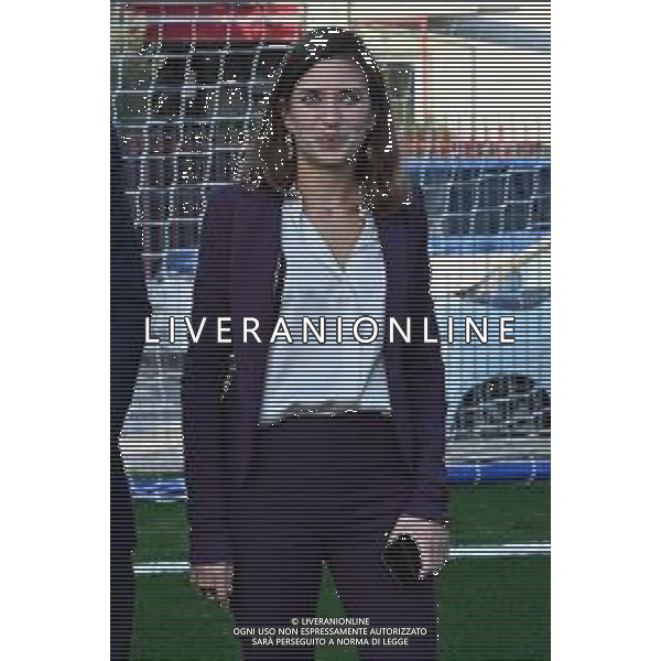 TVRG Campo Milan Madonna dei Poveri nella foto Martina Riva assessore sport comune di Milano Milano 21-10-2024 Inaugurazione presso l\'oratorio della Parrocchia Madonna dei Poveri del nuovo campo da calcio in erba artificiale realizzato con il contributo di Fondazione Milan, Fondazione SnaiTech e Fondazione Costruiamo il Futuro foto Roberto Garavaglia/Agenzia Aldo Liverani sas