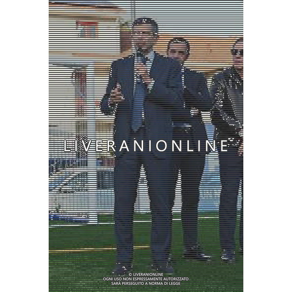 TVRG Campo Milan Madonna dei Poveri nella foto Maurizio Lupi Milano 21-10-2024 Inaugurazione presso l\'oratorio della Parrocchia Madonna dei Poveri del nuovo campo da calcio in erba artificiale realizzato con il contributo di Fondazione Milan, Fondazione SnaiTech e Fondazione Costruiamo il Futuro foto Roberto Garavaglia/Agenzia Aldo Liverani sas