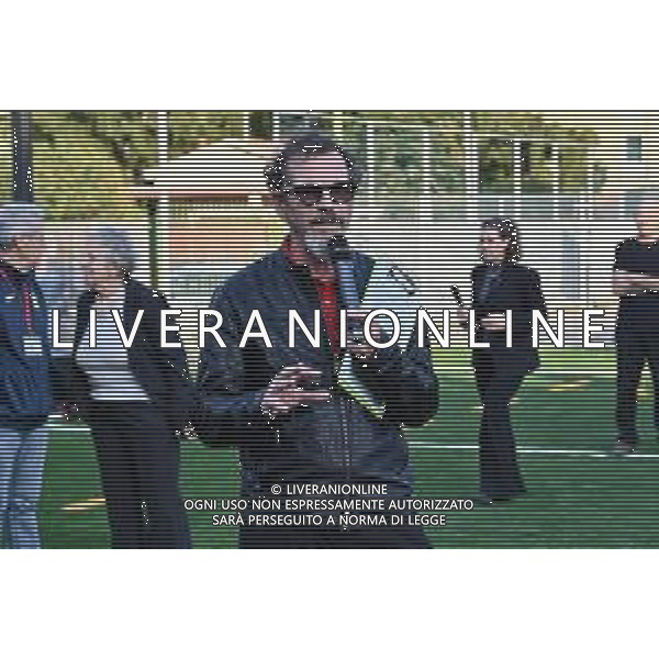 TVRG Campo Milan Madonna dei Poveri nella foto Germano Lanzoni Il Milanese Imbruttito Milano 21-10-2024 Inaugurazione presso l\'oratorio della Parrocchia Madonna dei Poveri del nuovo campo da calcio in erba artificiale realizzato con il contributo di Fondazione Milan, Fondazione SnaiTech e Fondazione Costruiamo il Futuro foto Roberto Garavaglia/Agenzia Aldo Liverani sas